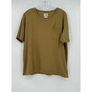 Visvim Contrary Dept Mens Taupe Crew Short Sleeve T Shirt Sz 3